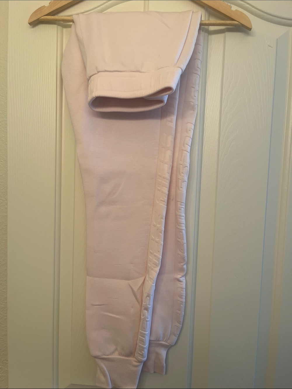 Guess Light Pink Track Joggers
